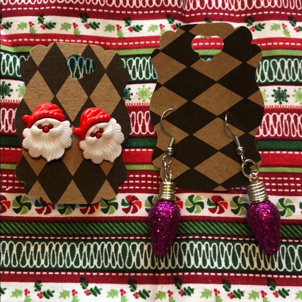 Christmas earrings 🎄